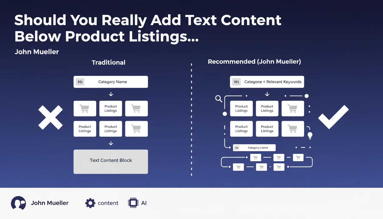 Should You Really Add Text Content Below Product Listings in E-commerce?